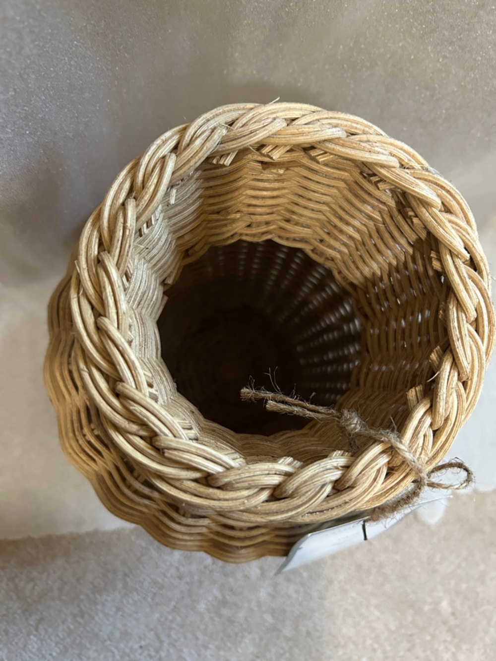 Studio McGee RARE Light Woven Rattan Vase - Natural - Picture 7 of 9
